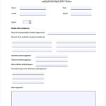 School Incident Report Template