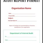 Template For Audit Report