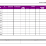 Training Summary Report Template