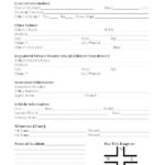 Vehicle Accident Report Form Template