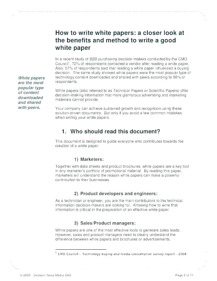 White Paper Report Template