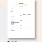 Annual Financial Report Template Word