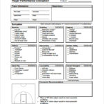 Basketball Player Scouting Report Template