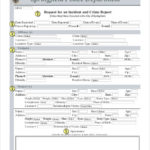 Blank Police Report Template