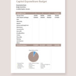 Capital Expenditure Report Template