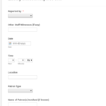 Customer Incident Report Form Template