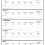 Daily Behavior Report Template