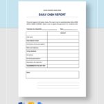 Daily Report Sheet Template