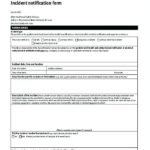 Health And Safety Incident Report Form Template