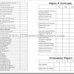 Homeschool Middle School Report Card Template