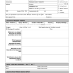 Incident Hazard Report Form Template