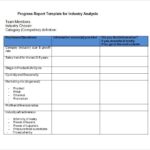 Industry Analysis Report Template