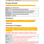 Monthly Program Report Template