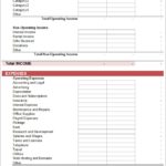 Non Profit Monthly Financial Report Template