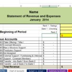 Non Profit Monthly Financial Report Template