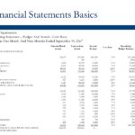 Non Profit Monthly Financial Report Template