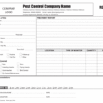 Pest Control Report Template