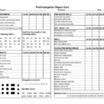 Preschool Progress Report Template