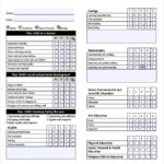 Report Card Template Pdf