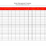 Waste Management Report Template