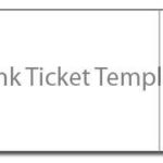 Blank Admission Ticket Template