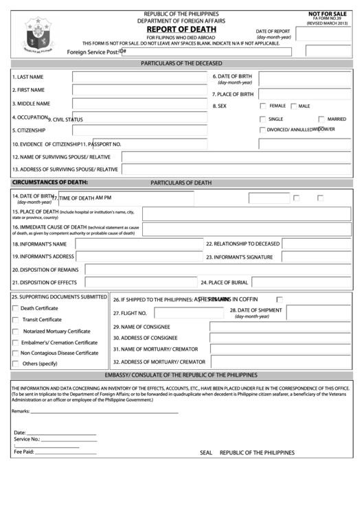 Autopsy Report Template