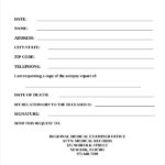 Blank Autopsy Report Template