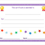 Blank Certificate Templates Free Download