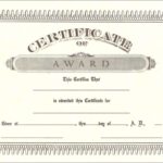 Blank Certificate Templates Free Download