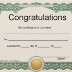 Blank Certificate Templates Free Download