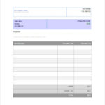 Blank Estimate Form Template