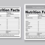 Blank Food Label Template