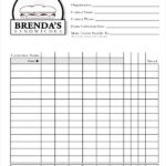 Blank Fundraiser Order Form Template