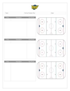 Blank Hockey Practice Plan Template (5) - PROFESSIONAL TEMPLATES ...