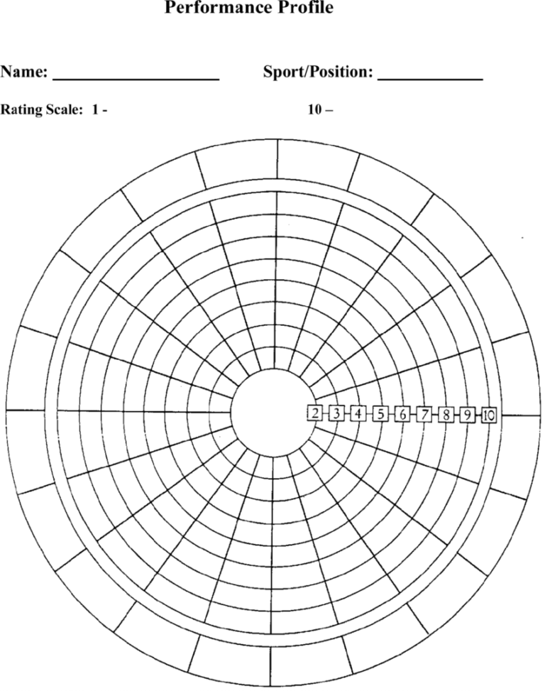 Blank Performance Profile Wheel Template (2) - PROFESSIONAL TEMPLATES ...