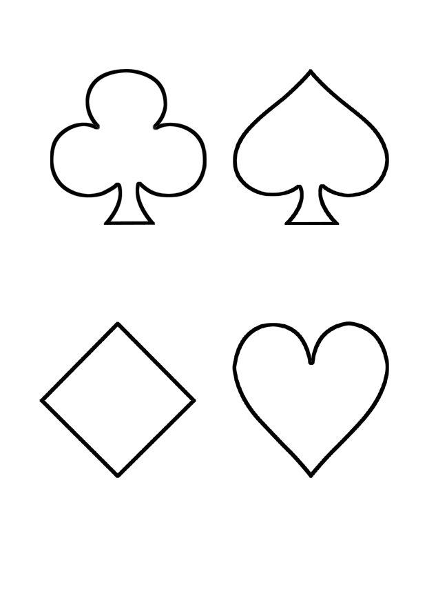 Blank Playing Card Template