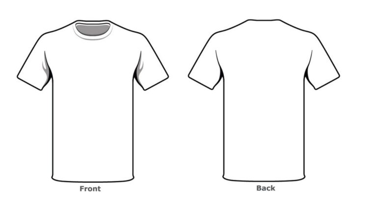 Blank Tee Shirt Template (5) - PROFESSIONAL TEMPLATES | PROFESSIONAL ...