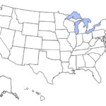 Blank Template Of The United States