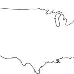 Blank Template Of The United States