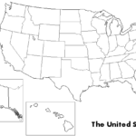 Blank Template Of The United States