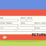 Blank Train Ticket Template