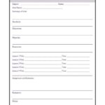 Blank Unit Lesson Plan Template