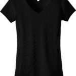 Blank V Neck T Shirt Template