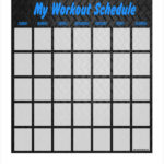 Blank Workout Schedule Template