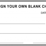 Customizable Blank Check Template