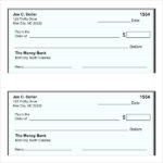 Customizable Blank Check Template