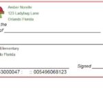 Customizable Blank Check Template