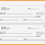 Editable Blank Check Template