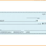 Editable Blank Check Template