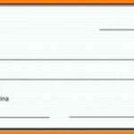 Editable Blank Check Template